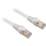 Sharkoon Patchkabel RJ45 Cat.6 SFTP weiß, 25 cm