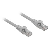 Sharkoon Patchkabel RJ45 Cat.6a SFTP grau, 5 Meter, LSOH (Halogenfrei)