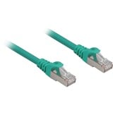 Sharkoon Patchkabel RJ45 Cat.6a SFTP grün, 50 cm, LSOH (Halogenfrei)