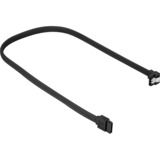 Sharkoon Sata III Kabel 90° sleeve schwarz, 60 cm