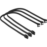 Sharkoon Sata III Kabel-Set 90° gewinkelt, 3 Stück schwarz, 45cm