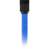 Sharkoon Sata III Kabel sleeve blau, 30 cm