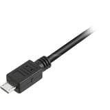 Sharkoon USB 2.0 Kabel, USB-A Stecker > Micro-USB Stecker schwarz, 0,5 Meter, doppelt geschirmt