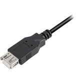 Sharkoon USB 2.0 Verlängerungskabel, USB-A Stecker > USB-A Buchse schwarz, 3,0 Meter, doppelt geschirmt