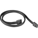 SilverStone CP07 180° SATA-III, Kabel schwarz, 50cm, Retail