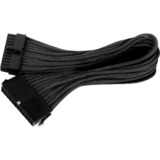 SilverStone SST-PP07-MBB, Verlängerungskabel schwarz, 30 cm, Lite Retail