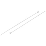 goobay Kabelbinder 200x2,5mm weiß, 100 Stück, Bulk
