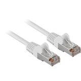 goobay Patchkabel RJ45 Cat.5e F/UTP weiß, 30 Meter