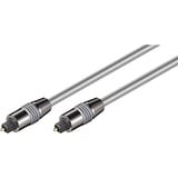 goobay Toslink-Kabel HQ silber, 2 Meter