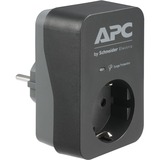 APC Essential SurgeArrest PME1WB-GR, Überspannungsschutz schwarz, mit Netzfilter