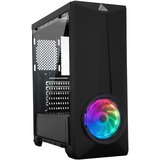 AZZA ARC 241G, Tower-Gehäuse schwarz, Tempered Glass