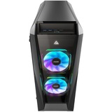 AZZA Chroma 410B, Tower-Gehäuse schwarz, gehärtetes Glas