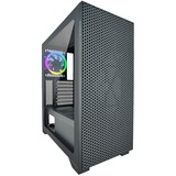 AZZA Hive 450, Tower-Gehäuse schwarz, Tempered Glass