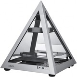 AZZA Pyramid Mini 806, Bench/Show-Gehäuse aluminium/schwarz, Tempered Glass
