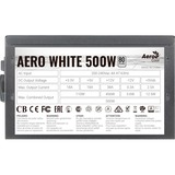 Aerocool AERO 80+ White 500W, PC-Netzteil schwarz, 2x PCIe, 500 Watt