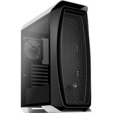 Aerocool Aero One White, Tower-Gehäuse weiß/schwarz, Tempered Glass