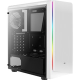 Aerocool Rift White, Tower-Gehäuse weiß/schwarz, Window-Kit