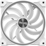 Alpenföhn Wing Boost 3 ARGB White Edition 140x140x25, Gehäuselüfter weiß, 3er Pack, inkl. Fernbedienung, RF-Empfänger, RGB Splitter, PWM-Splitter, 140 mm