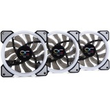 Alphacool Eiszyklon Aurora LUX Digital RGB - 3er Kit 120x120x25mm, Gehäuselüfter 3er Pack, inkl. Digital RGB LED Controller, 120 mm