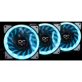 Alphacool Eiszyklon Aurora LUX Digital RGB - 3er Kit 120x120x25mm, Gehäuselüfter 3er Pack, inkl. Digital RGB LED Controller, 120 mm