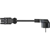 Bachmann Gerätezuleitung Schutzkontakt GST18 1,5m, Kabel schwarz