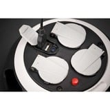 Brennenstuhl Comfort-Line Mini-Kabeltrommel CL-S 3-fach schwarz/weiß, 3 Meter, 2x USB-A