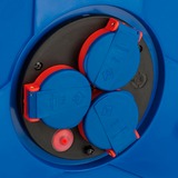 Brennenstuhl Garant IP44 Kabeltrommel, 25 Meter blau/rot, 3 Schutzkontakt-Steckdosen