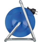 Brennenstuhl Garant Kompakt Indoor-Kabeltrommel, 3-fach  blau/schwarz, 15 Meter, 2x USB