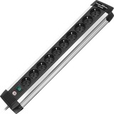 Brennenstuhl Premium Alu Line 10fach, Steckdosenleiste schwarz/silber