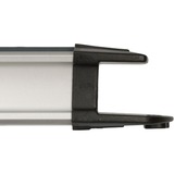 Brennenstuhl Premium-Alu-Line Technik, 16-fach Steckdosenleiste schwarz/silber, Duo