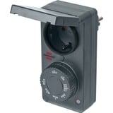 Brennenstuhl Zeitschaltuhr mit Dämmerungssensor DDT IP 44 anthrazit