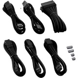 Cablemod PRO ModMesh Cable Extension Kit - BLACK, Kabelmanagement schwarz, 10-teilig
