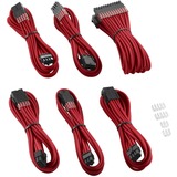 Cablemod PRO ModMesh Cable Extension Kit - RED, Kabelmanagement rot, 10-teilig