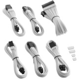Cablemod PRO ModMesh Cable Extension Kit - WHITE, Kabelmanagement weiß, 10-teilig