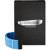 Cablemod PRO ModMesh RT-Series Cable Kit, Kabelmanagement hellblau, 13-teilig