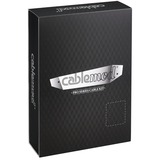Cablemod PRO ModMesh RT-Series Cable Kit, Kabelmanagement carbon/rot, 13-teilig