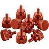 Cablemod Rändelschrauben Thumbscrews Aluminium UNC 6-32 orange, 10 Stück