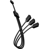 Cooler Master 1-zu-3 RGB-Splitterkabel , Y-Kabel schwarz, 58cm