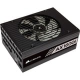 Corsair AX1600i   , PC-Netzteil schwarz, 10x PCIe, Kabelmanagement, 1600 Watt