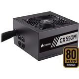 Corsair CX550M, PC-Netzteil schwarz, 2x PCIe, Kabel-Management, 550 Watt