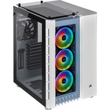 Corsair Crystal 680X RGB, Tower-Gehäuse weiß/schwarz, gehärtetes Glas