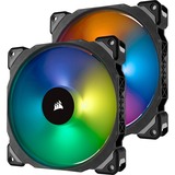 Corsair ML140 PRO RGB 140x140x25, Gehäuselüfter 2er Pack inkl. Controller Lighting Node PRO