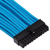Corsair Premium Sleeved 24-Pin-ATX-Kabel Typ 4 Gen 4 blau, mit Einzelummantelung