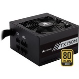 Corsair TX750M, PC-Netzteil schwarz, 4x PCIe, Kabel-Management, 750 Watt