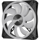 Corsair iCUE QL140 RGB 2er 140x140x25, Gehäuselüfter schwarz, 2er Pack, inkl Lighting Node CORE