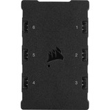 Corsair iCUE QL140 RGB 2er 140x140x25, Gehäuselüfter schwarz, 2er Pack, inkl Lighting Node CORE
