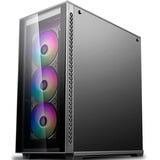 DeepCool Matrexx 70 3F, Tower-Gehäuse schwarz, Window-Kit