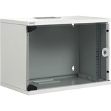 Digitus 483-mm-Wandschrank, 9 HE, IT-Schrank grau, 9 Höheneinheiten