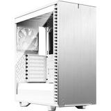 Fractal Design Define 7 Compact White TG Light Tint, Tower-Gehäuse weiß, Tempered Glass