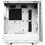 Fractal Design Define 7 Compact White TG Light Tint, Tower-Gehäuse weiß, Tempered Glass